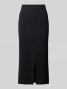 Christian Berg Woman Midirock mit Gehschlitz in Black, Größe XS