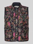 LOLLYS LAUNDRY Weste mit Knopfleiste Modell 'Cairo' in Anthrazit, Größ...