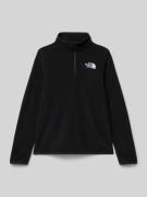 The North Face Sweatshirt mit Label-Stitching in Black, Größe XL