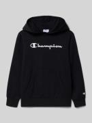 CHAMPION Hoodie mit Kapuze in Black, Größe 128