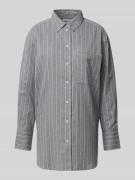 Marc O'Polo Regular Fit Bluse aus Baumwoll-Flanell in Hellgrau, Größe ...