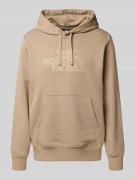 The North Face Hoodie mit Label-Stitching in Beige, Größe L