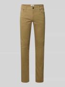 Jack & Jones Slim Fit Jeans mit Eingrifftaschen Modell 'GLENN' in Beig...