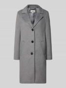 s.Oliver RED LABEL Regular Fit Mantel mit Woll-Anteil in Hellgrau Mela...