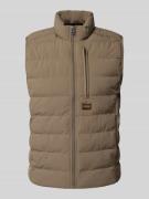 G-Star Raw Steppweste mit Label-Patch Modell 'Foundation' in Khaki, Gr...