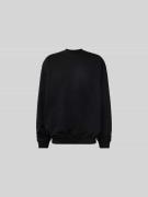 VETEMENTS Oversized Sweatshirt mit Label-Detail in Black, Größe L
