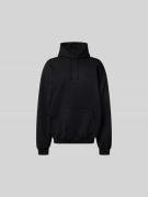 VETEMENTS Oversized Hoodie mit Label-Detail in Black, Größe L