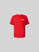 Kenzo Regular Fit T-Shirt mit Logo-Print in Rot, Größe L