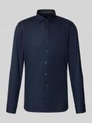 OLYMP No. Six Super Slim Fit Business-Hemd mit Kentkragen in Marine, G...
