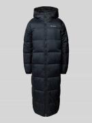 COLUMBIA Steppmantel mit Label-Print in Black, Größe M