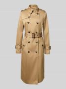Jake*s Collection Trenchcoat mit Taillengürtel in Sand, Größe 32