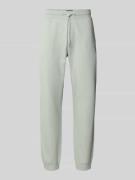 MCNEAL Regular Fit Sweatpants mit elastischen Beinabschlüssen in Hellg...