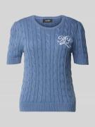 Lauren Ralph Lauren Strickpullover mit Label-Stitching Modell 'TARJYLL...