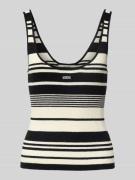 Gestuz Tanktop aus Viskose-Mix Modell 'stela' in Black, Größe L