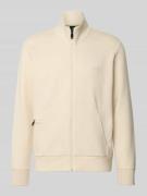 BOSS Green Regular Fit Sweatjacke aus Baumwoll-Mix Modell 'SKAZ' in Of...