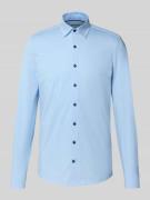 OLYMP No. Six Super Slim Business-Hemd mit Kentkragen in Bleu, Größe 3...