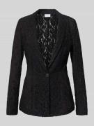 Jake*s Cocktail Blazer mit Häkelspitze in Black, Größe 34