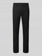 BOSS Orange Slim Fit Chino mit Viskoseanteil in Black, Größe 32/32