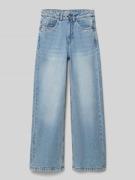 Garcia Straight Fit Jeans im 5-Pocket-Design Modell 'Ilvy' in Blau, Gr...