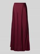 Jake*s Collection Maxirock mit elastischem Bund in Aubergine, Größe 36