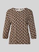 Christian Berg Woman Longsleeve mit 3/4-Arm in Cognac, Größe L