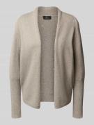 monari Cardigan mit Paillettenbesatz in Taupe, Größe 34
