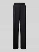 HUGO Stoffhose mit elastischem Bund Modell 'GAROS' in Black, Größe L