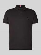 Tommy Hilfiger Regular Fit Poloshirt mit Logo-Stitching in Black, Größ...