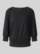 Betty Barclay Sweatshirt mit 3/4-Arm in Black, Größe 44