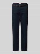Christian Berg Woman Slim Fit Stoffhose mit Viskose-Anteil in Dunkelbl...