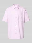 ETERNA Comfort Fit Business-Hemd mit 1/2-Arm in Rose, Größe 42