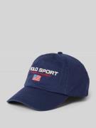 Polo Sport Basecap mit Label-Stitching in Dunkelblau, Größe 1