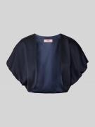 V.M. Bolero mit kurzärmeligem Design in Marine, Größe 32