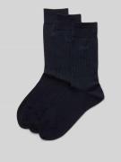 JOOP! Collection Socken mit Label-Print in Marine, Größe 39-42