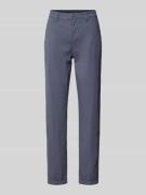MAC Slim Fit Chino mit verkürztem Schnitt Modell 'TURN UP' in Anthrazi...