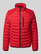 Tom Tailor Regular Fit Steppjacke mit Reißverschluss in Rot, Größe XXX...