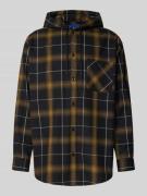 Hugo Blue Oversized Hemdjacke aus reiner Baumwolle Modell 'EBHOOD' in ...