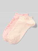 HUGO Sneakersocken mit Logo-Print im 2er-Pack in Hellrosa, Größe 35-38