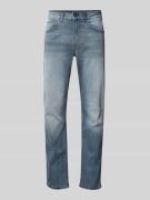 Pepe Jeans Straight Fit Jeans aus Baumwoll-Mix Modell 'CASH' in Jeansb...