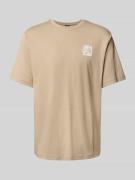 The North Face Relaxed Fit T-Shirt mit Rundhalsausschnitt in Beige, Gr...