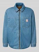 Levi's® Jeansjacke mit Reißverschluss in Hellblau, Größe L