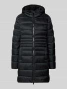 Jake*s Casual Steppmantel mit Kapuze in Black, Größe 34