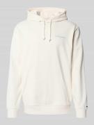Tommy Jeans Relaxed Fit Hoodie aus reiner Baumwolle in Offwhite, Größe...