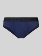 HOM Slip mit Label-Bund in Marine, Größe L