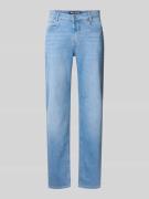MAC Straight Leg Jeans mit 5-Pocket-Design Modell 'Rick' in Hellblau, ...