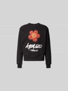 Kenzo Regular Fit Pullover mit Logo-Print in Black, Größe L