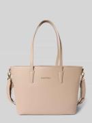 VALENTINO BAGS Shopper mit Label-Detail in Beige, Größe 1