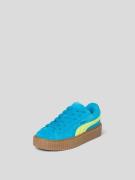 PUMA Sneaker aus echtem Leder in Blau, Größe 39