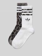 adidas Originals Socken mit Label-Print im 2er-Pack in Black, Größe 39...