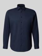 Christian Berg Men Regular Fit Business-Hemd mit Kentkragen in Marine,...